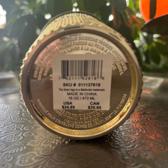 STARBUCKS Holiday 2022 Gold Studded Bling 16oz Tumbler - Picture 4 of 4